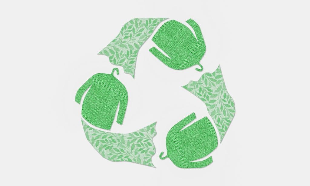 Recycling clothes for sustainable fashion