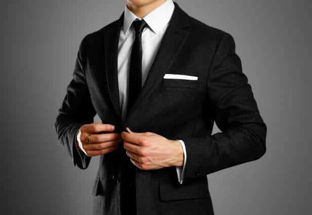 White is best Men’s Shirts To Wear With Black Suits