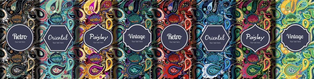 vintage paisley patterns