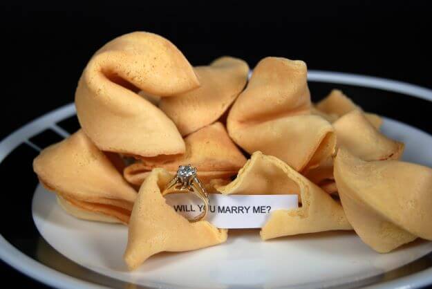 fortune cookies as a fun proposal idea