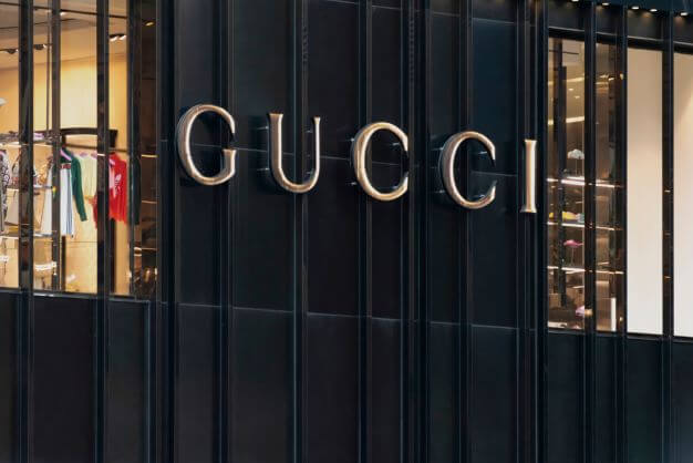 gucci is the leading italian fashion brand
