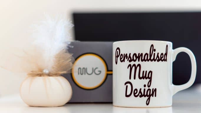 A personalised mug