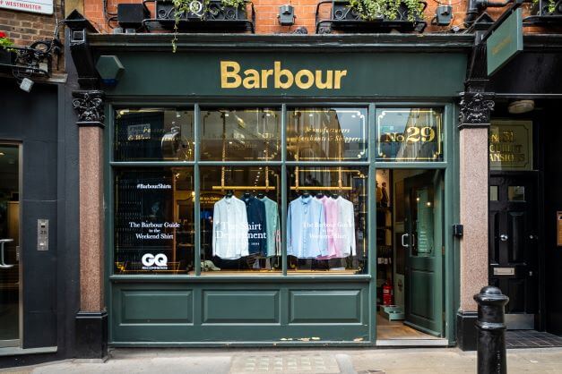 Barbour shop