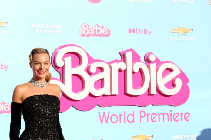 The Margot Robbie barbie glow