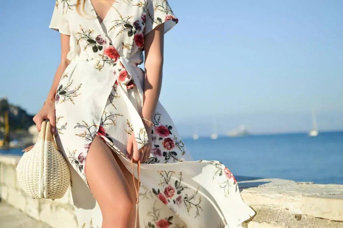 fashion lover in summer dress