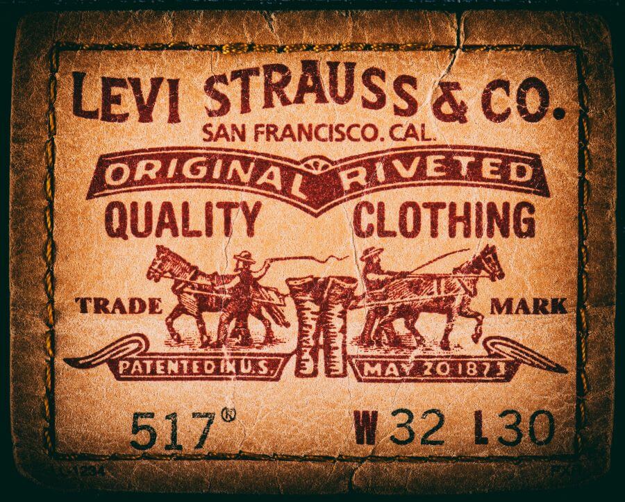 Levi Straus was the original external Clothing Branding