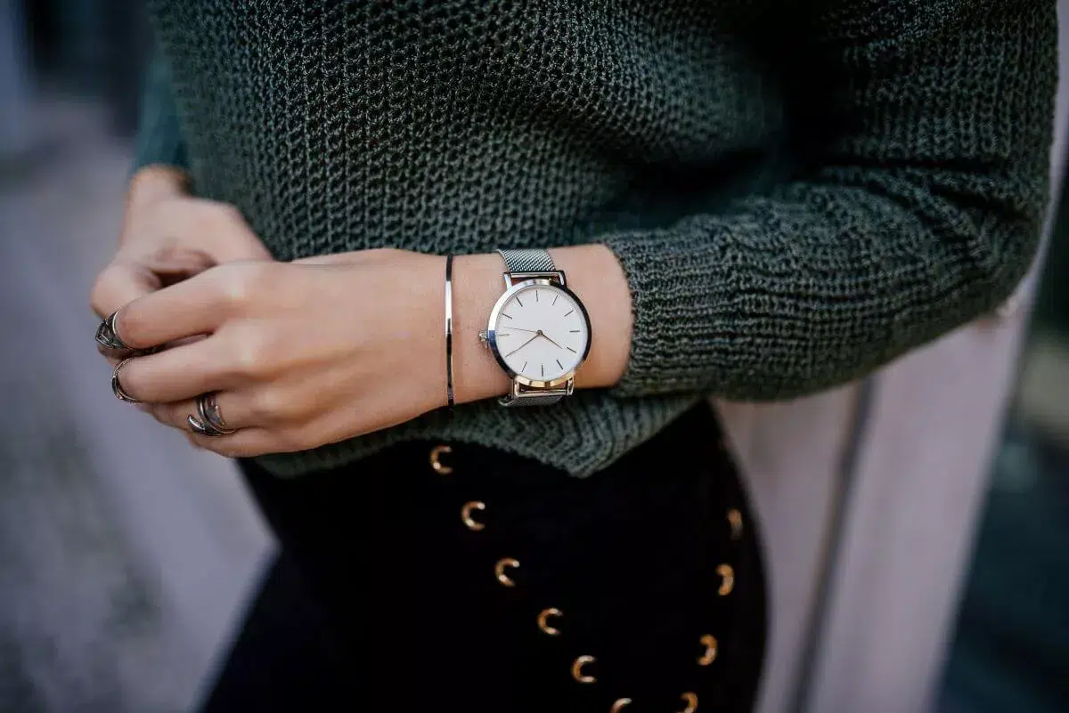 wrist couture woman wearing stylish watch jpg