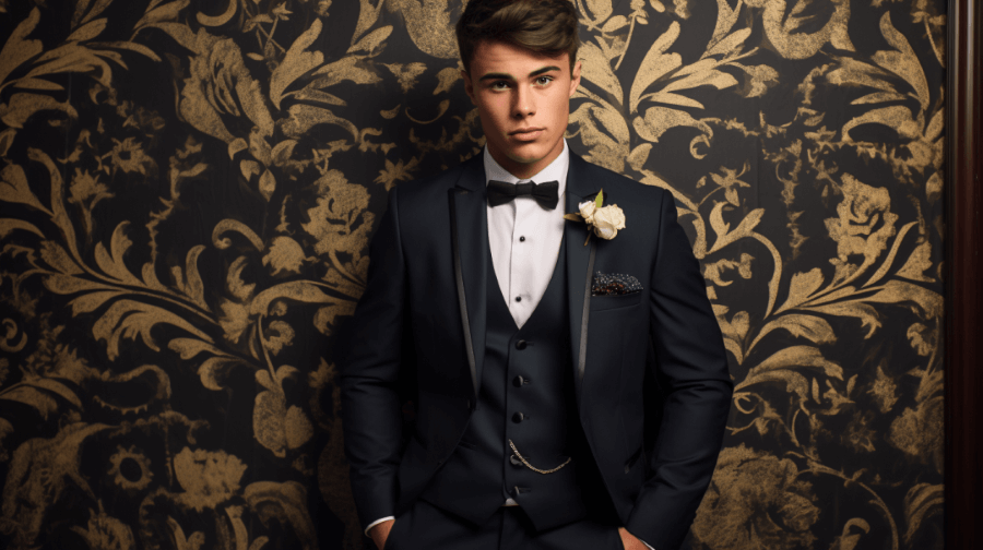 tuxedo prom suit